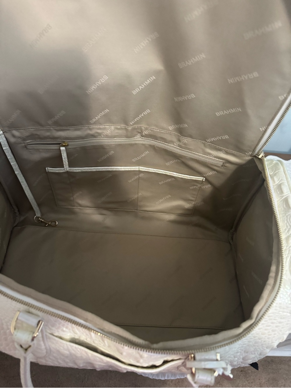 Brahmin Talulla Travel bag Milk Color (Tia tote now listed separately) - Picture 8 of 11